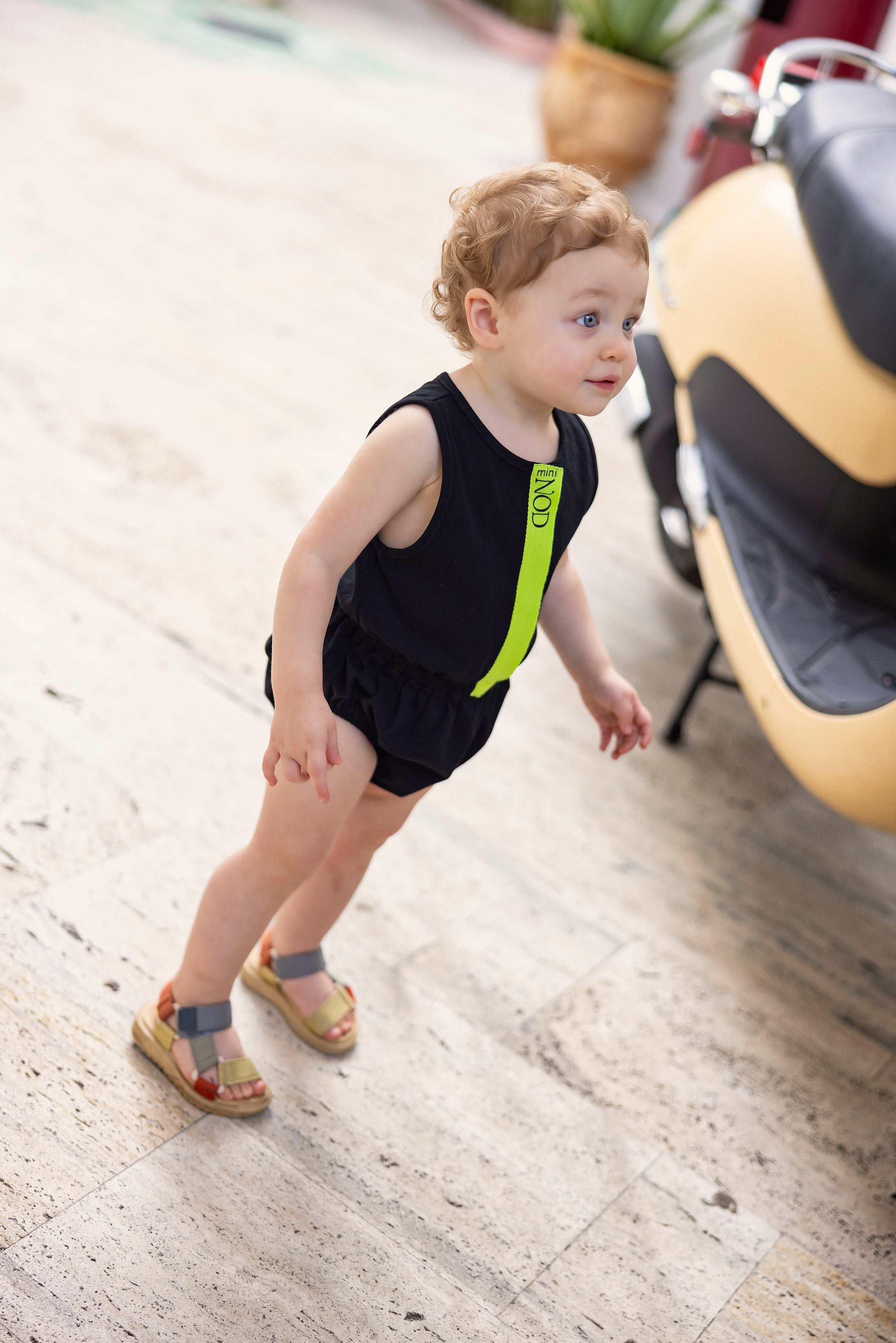 Two-Tone Ribbon Romper - black / M ミニワンピース | stolz-thomas.de