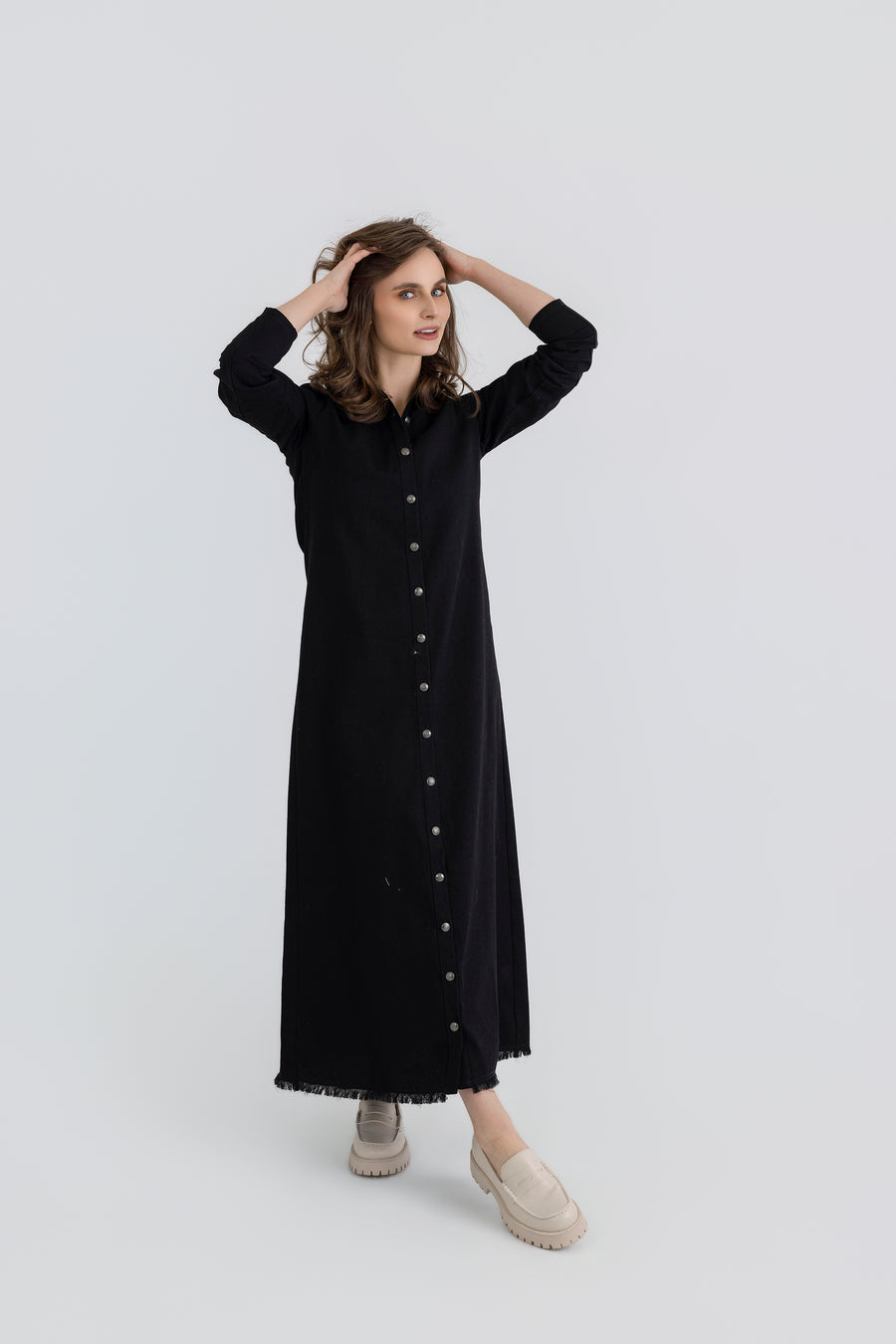 Denim Maxi Shirt Dress – NOD NY Denim Maxi Shirt Dress – NOD NY