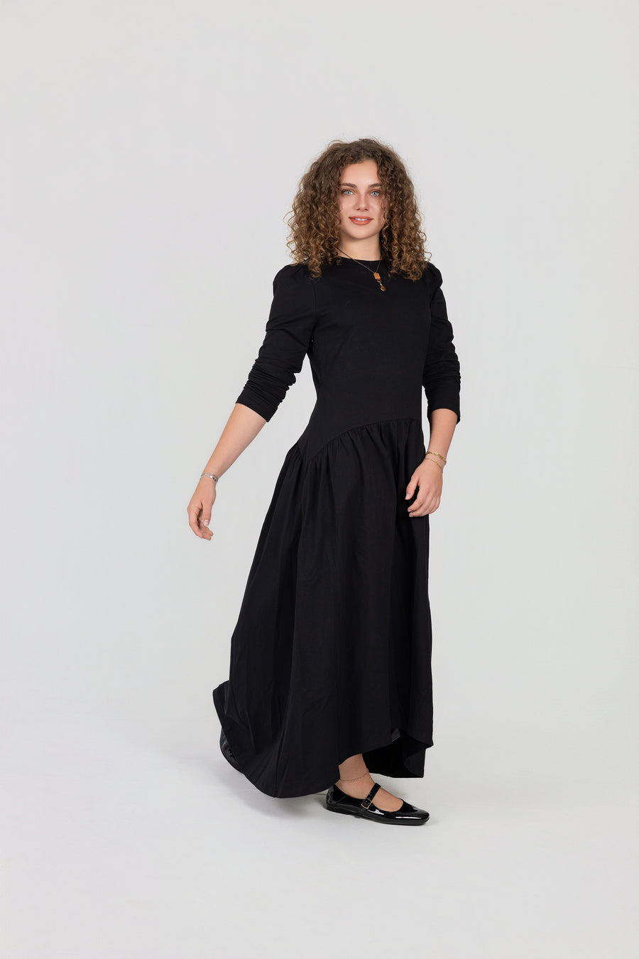 Puff Sleeve Maxi