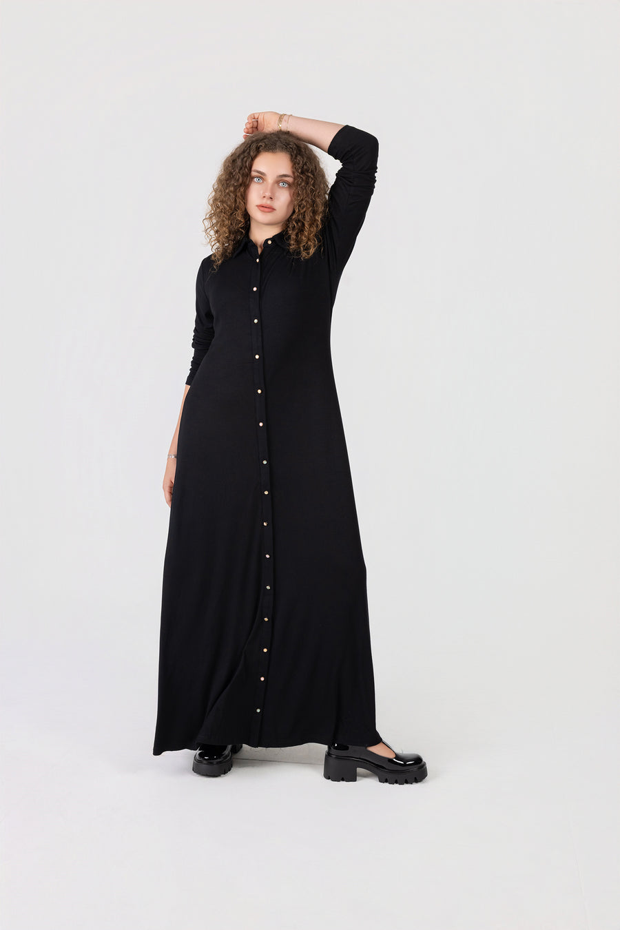 Button Down Jewel Maxi
