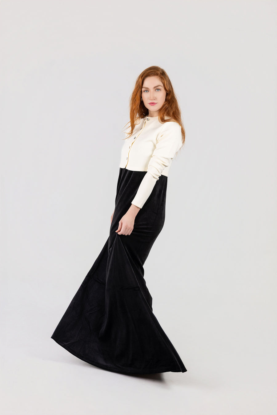 Jewel Cropped Cardi + Dress