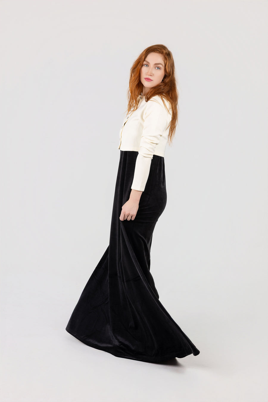 Jewel Cropped Cardi + Dress