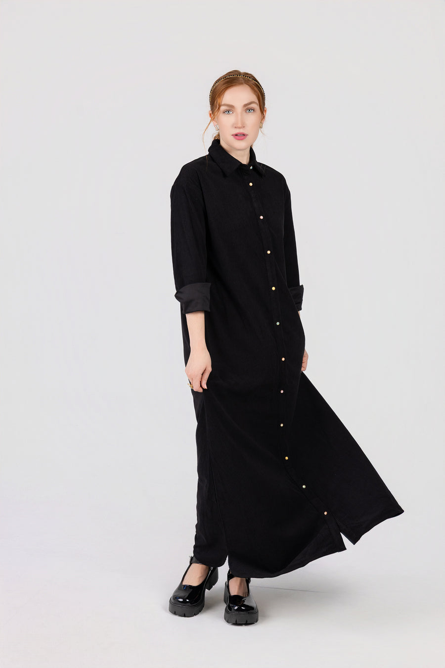 Corduroy Maxi Dress