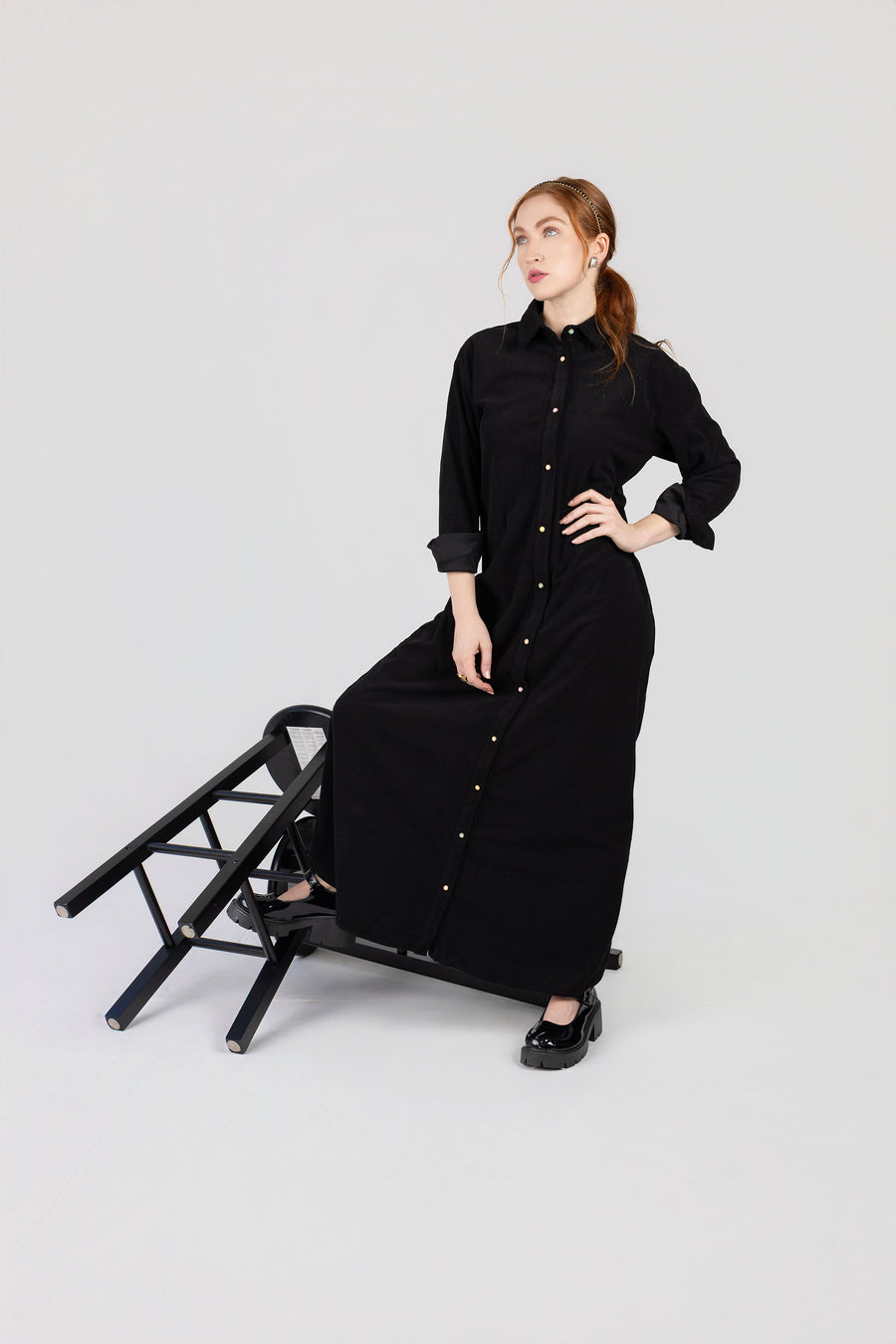 Corduroy Maxi Dress NOD NY Corduroy Maxi Dress NOD NY