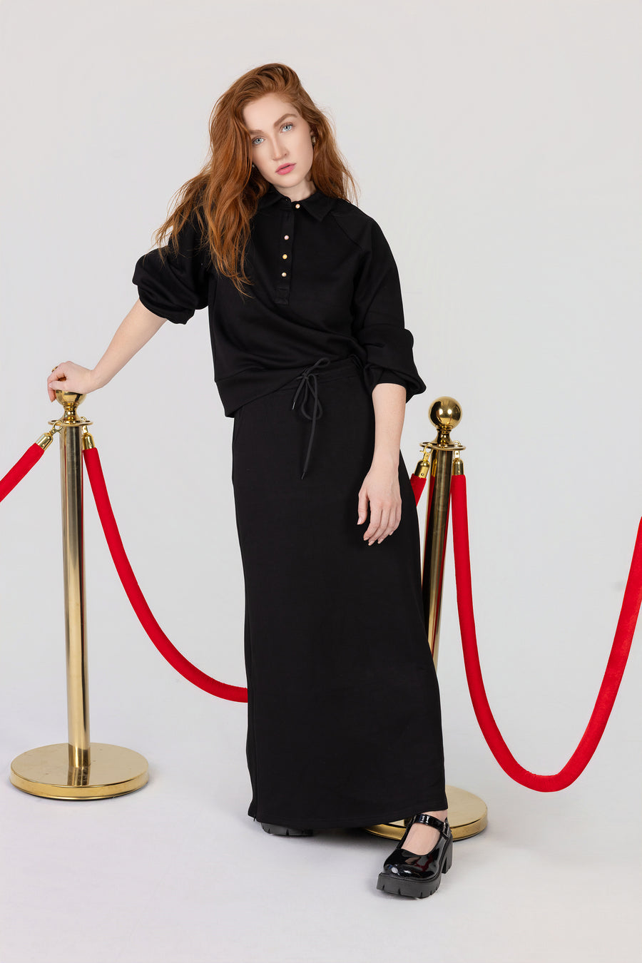 Scuba Pocket Maxi Skirt
