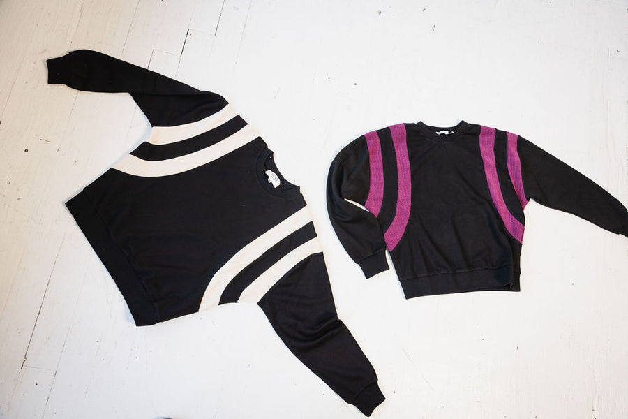 Knit Combo Sweat