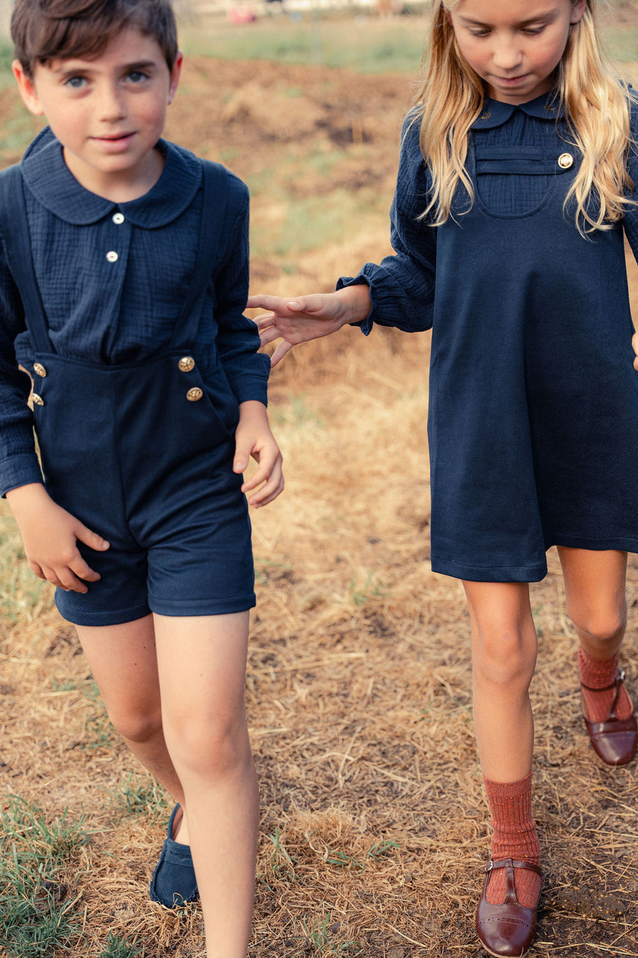 Boys Short Overalls with Shirt