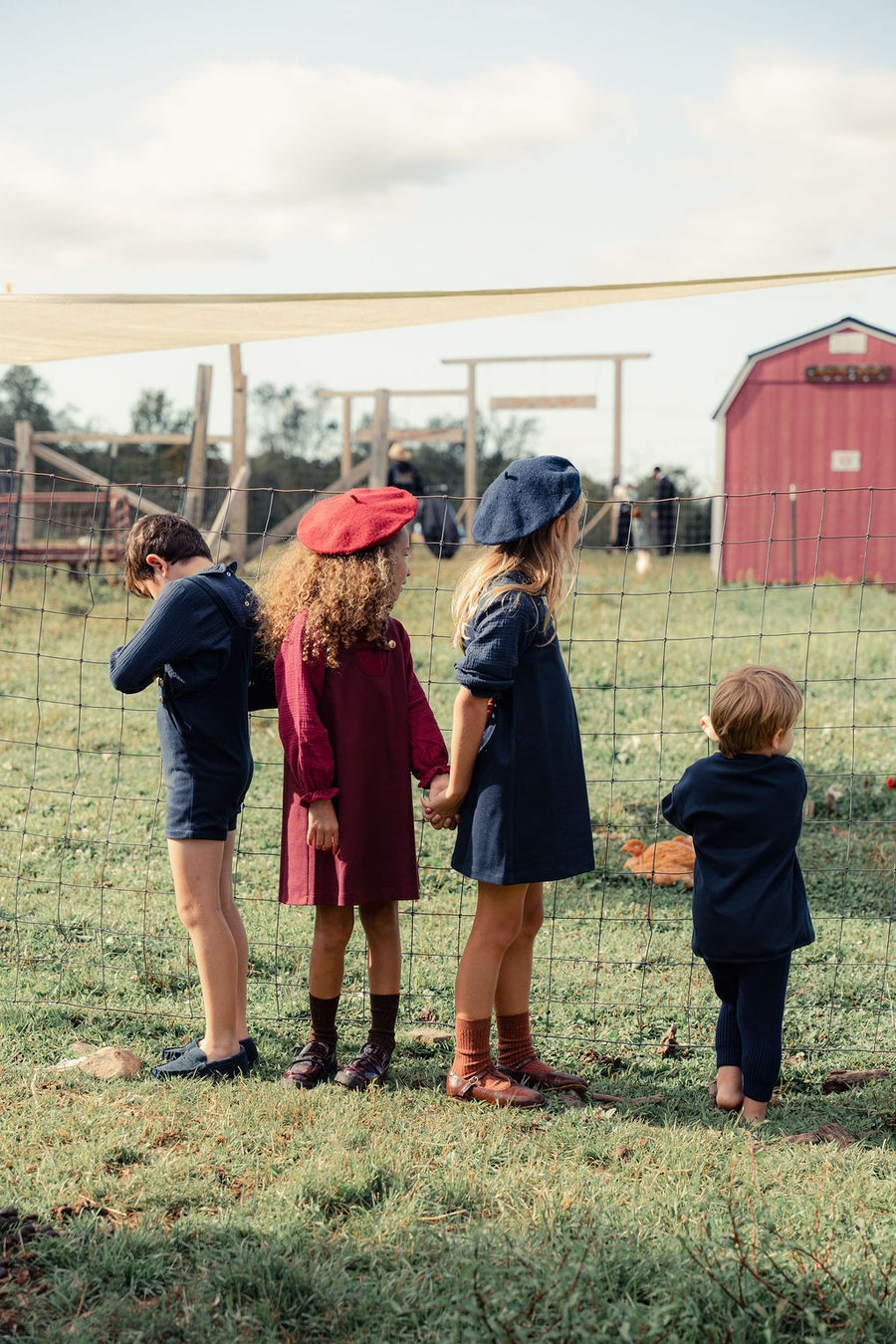 Girls Wool Jumper with Shirt