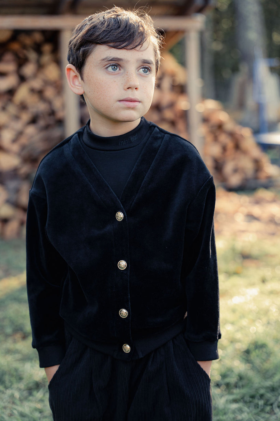 Velour Boys Sweater