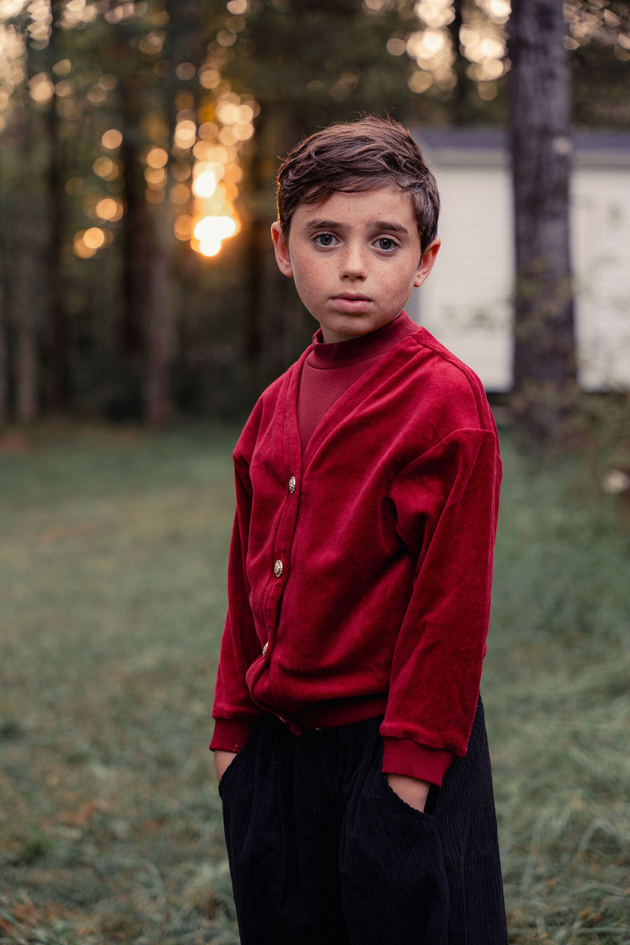 Velour Boys Sweater