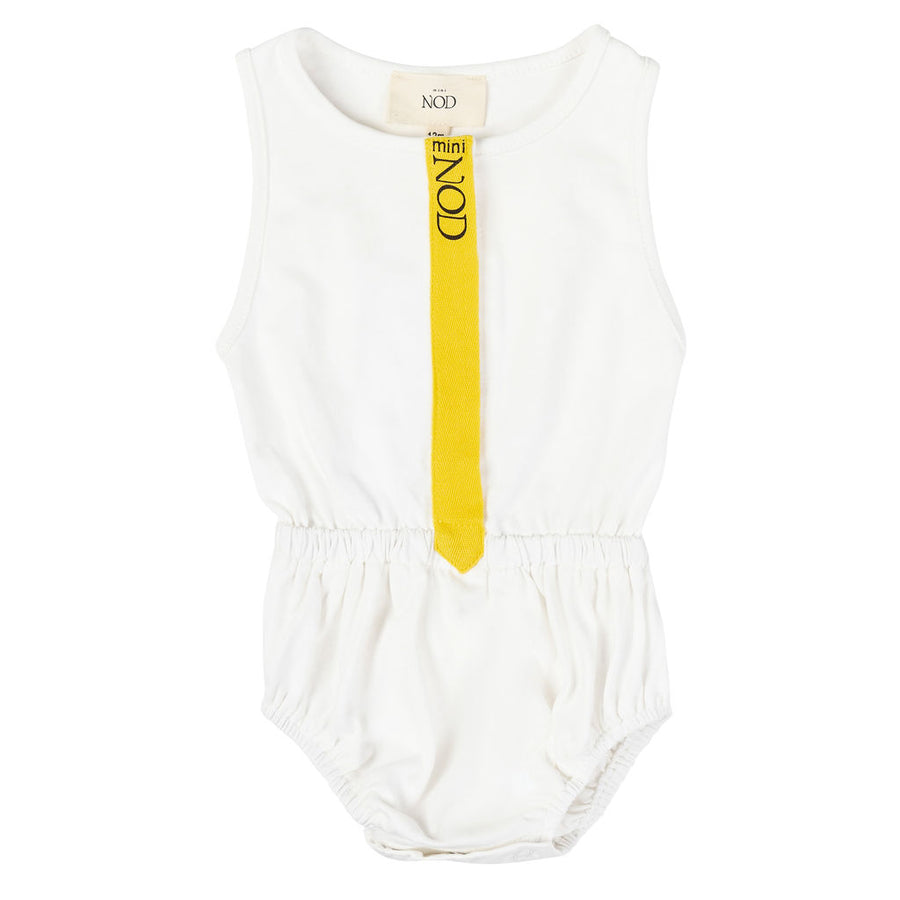 Ribbon Baby Boy Romper